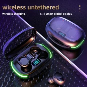Nya true tws y70 trådlös laddning handsfree studio tws anc hörlurar hörsnäckor