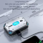 Trådlösa m43 tws gaming i örat brusreducerande spel öronsnäckor hörlurar original
