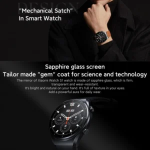 Original Xiaomi Watch S1 Topp Kvalité GPS 5ATM Smart Watch