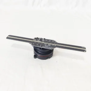 Mini 3D Hologram Projektor Display Led Fläkt 3D animerad Reklam hologram 14cm